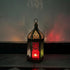 Colorful Glass Brass Moroccan Lantern - Artisan Made (CL 1004)